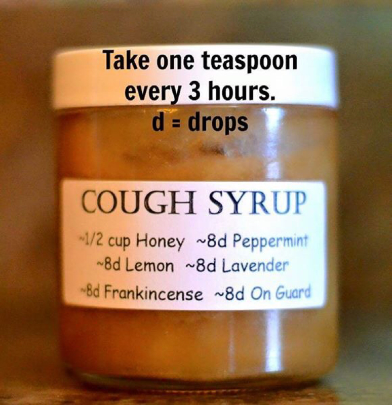 All Natural Cough Syrup with Raw Honey & Essential Oils - The Novice ...